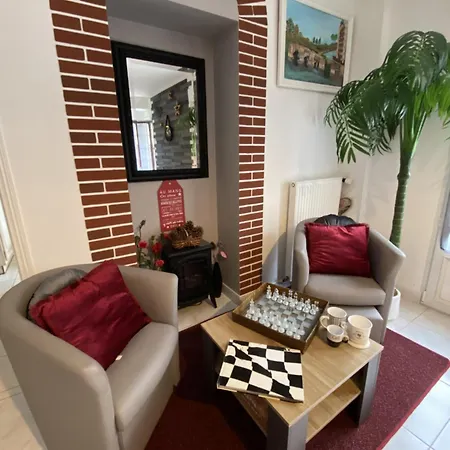Jardins De Ma-mans Magnifique Maison Cosy Pour 8 Personnes Centre Du Mans Et 24 Parking Prive 아파트 르망